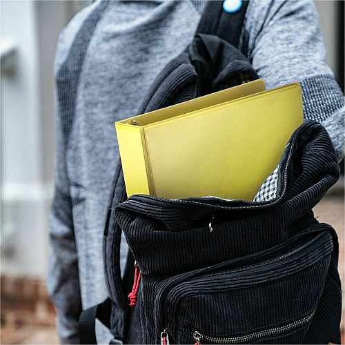 Samsill Durable Three-Ring View Binder 3" Binder Capacity - 625 Sheet Capacity - 3 Ring(s) - Fastener(s): D-Ring - Pocket(s): 2, Internal - Polypropylene, Chipboard - Yellow - Recycled - Durable, PVC-free, Ink-transfer Resistant, Clear Overlay, St (16481)