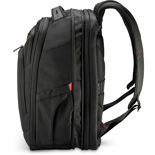 Samsonite Carrying Case (Backpack) for 12.9" to 15.6" Notebook, File, Book, Table - Black 1680D Ballistic Polyester, Mesh Body - Tricot Interior Material - Handle, Shoulder Strap - 1 Each (1473291041)