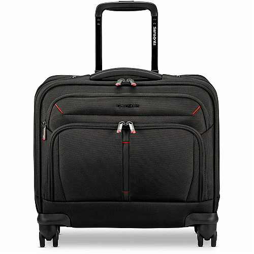 Samsonite Xenon 3.0 Travel/Luggage Case for 12.9" to 15.6" Notebook, Tablet, Accessories - Black 1680D Ballistic Polyester Body - Tricot Interior Material - Trolley Strap, Handle - 1 Each (1473331041)