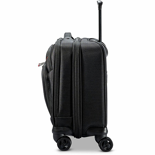 Samsonite Xenon 3.0 Travel/Luggage Case for 12.9" to 15.6" Notebook, Tablet, Accessories - Black 1680D Ballistic Polyester Body - Tricot Interior Material - Trolley Strap, Handle - 1 Each (1473331041)