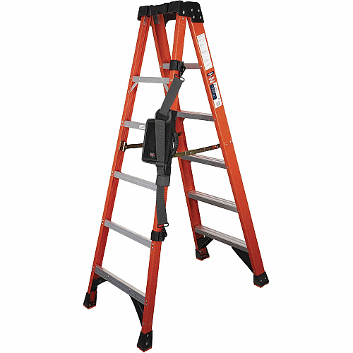 Ergodyne Arsenal Ladder Shoulder Lifting Strap 100 lb Load Capacity - Hook & Loop Attachment - Black - 1 Each (19196)
