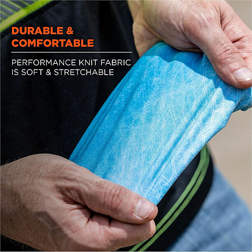 Chill-Its 6695 Sun Protection Arm Sleeves Blue - UV Protection, Moisture Wicking, Stretchable, Machine Washable (12195)