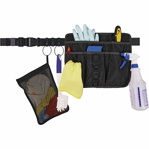 Arsenal 5715 Carrying Case (Pouch) Brush, Cleaning Kit, Towel - Black Water Resistant Exterior, Abrasion Resistant Exterior, Water Proof, Water Resistant, Abrasion Resistant - Mesh, Nylon, Polyester Body - Waistband, Belt Clip, Ring - 13.5" Height (13718)