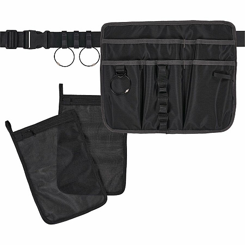 Arsenal 5715 Carrying Case (Pouch) Brush, Cleaning Kit, Towel - Black Water Resistant Exterior, Abrasion Resistant Exterior, Water Proof, Water Resistant, Abrasion Resistant - Mesh, Nylon, Polyester Body - Waistband, Belt Clip, Ring - 13.5" Height (13718)