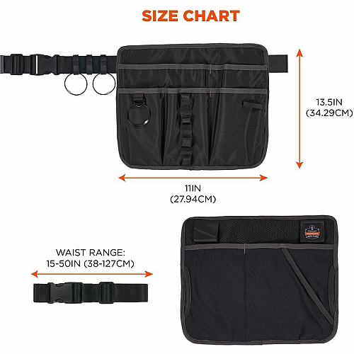Arsenal 5715 Carrying Case (Pouch) Brush, Cleaning Kit, Towel - Black Water Resistant Exterior, Abrasion Resistant Exterior, Water Proof, Water Resistant, Abrasion Resistant - Mesh, Nylon, Polyester Body - Waistband, Belt Clip, Ring - 13.5" Height (13718)