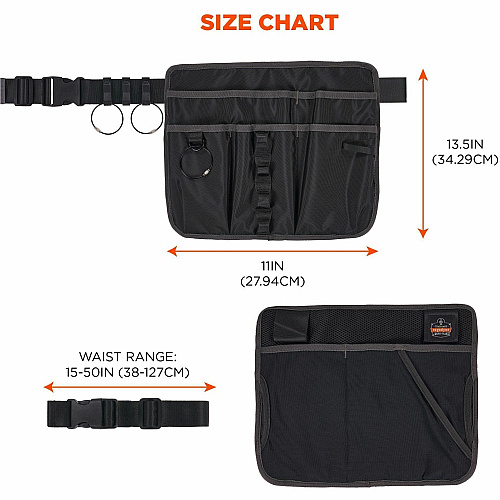 Arsenal 5715 Carrying Case (Pouch) Brush, Cleaning Kit, Towel - Black Water Resistant Exterior, Abrasion Resistant Exterior, Water Proof, Water Resistant, Abrasion Resistant - Mesh, Nylon, Polyester Body - Waistband, Belt Clip, Ring - 13.5" Height (13718)