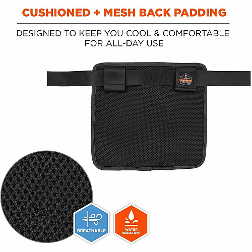Arsenal 5716 Carrying Case (Pouch) Pen, Notepad, Handheld Device, Cell Phone, Money - Black Water Resistant Exterior, Water Resistant, Abrasion Resistant Exterior, Abrasion Resistant, Water Proof - Mesh, Polyester, Nylon Body - Waistband, Belt Cli (13719)