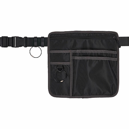 Arsenal 5716 Carrying Case (Pouch) Pen, Notepad, Handheld Device, Cell Phone, Money - Black Water Resistant Exterior, Water Resistant, Abrasion Resistant Exterior, Abrasion Resistant, Water Proof - Mesh, Polyester, Nylon Body - Waistband, Belt Cli (13719)
