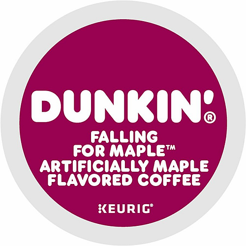 Dunkin Donuts Dunkin' Donuts&reg; K-Cup Falling for Maple Artificially Maple Flavored Coffee Compatible with Keurig Brewer - Medium - K-Cup - Maple, Arabica - 22 / Box (1478)