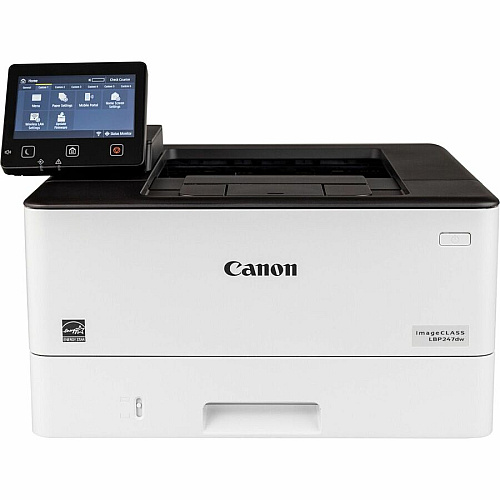 Canon imageCLASS LBP247dw Desktop Wireless Laser Printer - Monochrome 42 ppm Mono - 1200 x 1200 dpi Print - 350 Sheets Input - Ethernet - Wireless LAN - Apple AirPrint, Mopria, Canon PRINT Business - Plain Paper Print - Ethernet - USB (ICLBP247DW)