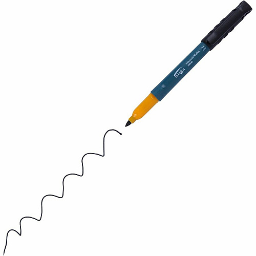 Integra Industrial Markers Fine Marker Point - Black Ink - 12 / Box (30040)