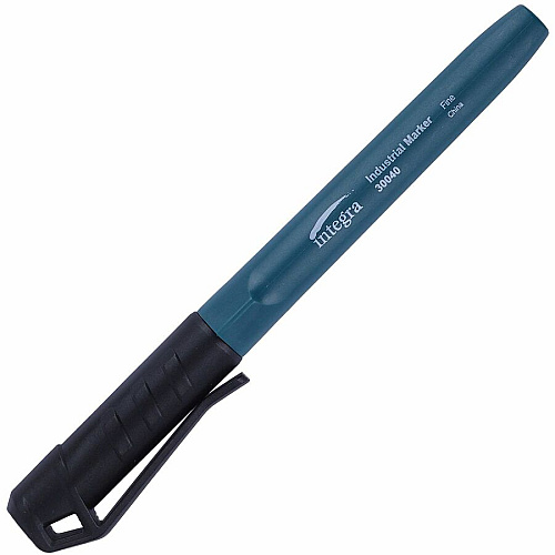 Integra Industrial Markers Fine Marker Point - Black Ink - 12 / Box (30040)