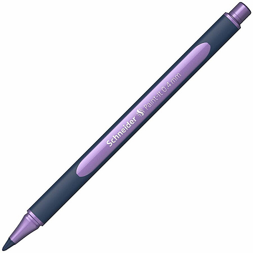 Schneider Metallic Rollerball Pens 0.4 mm Pen Point - Assorted Metallic Ink - Bioplastic Barrel - 8 / Pack (ML05011502)