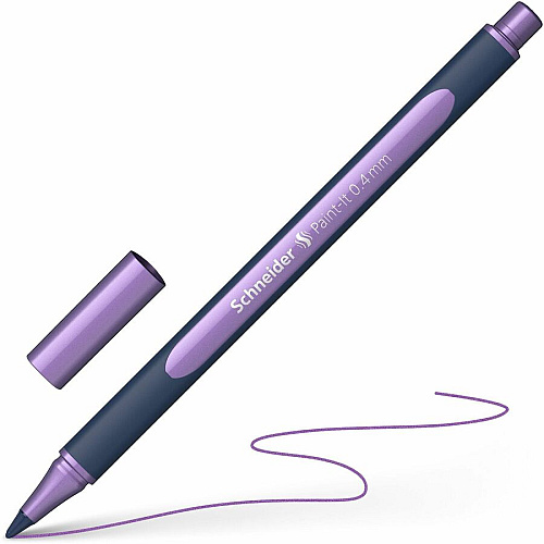 Schneider Metallic Rollerball Pens 0.4 mm Pen Point - Assorted Metallic Ink - Bioplastic Barrel - 8 / Pack (ML05011502)