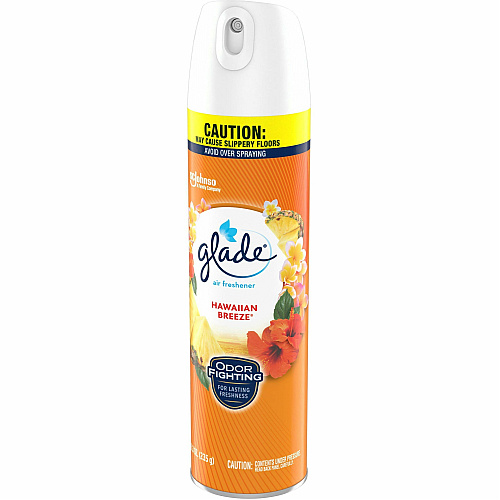 Glade Hawaiian Breeze Scent Air Spray Aerosol - 8.3 fl oz (0.3 quart) - Hawaiian Breeze - CFC-free, Ozone-safe - 1 Each (346571)