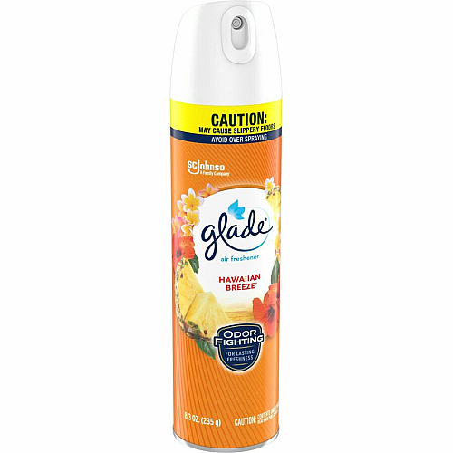 Glade Hawaiian Breeze Scent Air Spray Aerosol - 8.3 fl oz (0.3 quart) - Hawaiian Breeze - CFC-free, Ozone-safe - 1 Each (346571)