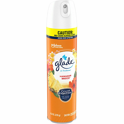 Glade Hawaiian Breeze Scent Air Spray Aerosol - 8.3 fl oz (0.3 quart) - Hawaiian Breeze - CFC-free, Ozone-safe - 1 Each (346571)