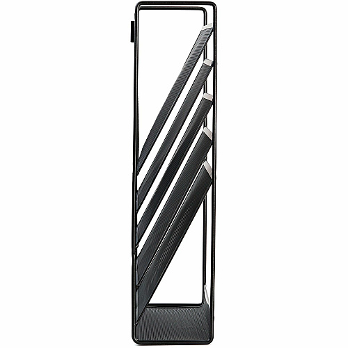 Lorell 5-Pocket Wall File 5 Pocket(s) - Black - Steel Mesh - 1 Each (LLR95280)