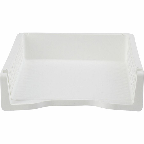 Business Source Stackable Letter Tray Stackable, Front Loading - Black - Plastic - 1 Each (BSN42570)