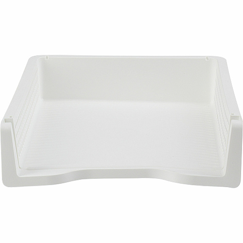 Business Source Stackable Letter Tray Stackable, Front Loading - Black - Plastic - 1 Each (BSN42570)