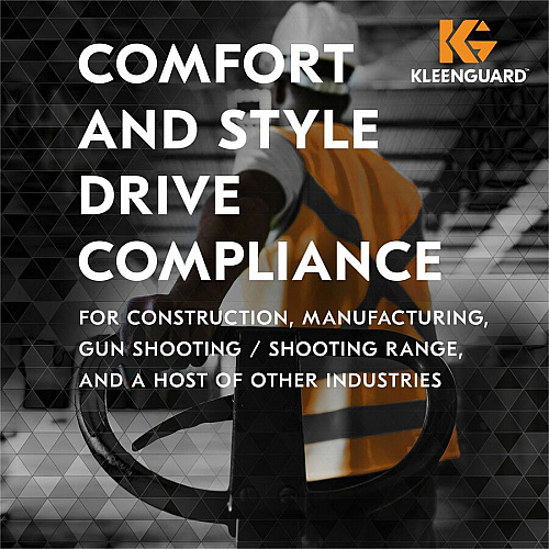 Kleenguard V30 Nemesis Safety Eyewear Recommended for: Workplace, Home, Industrial, Manufacturing, Eye, Construction, Shooting - Universal - UVA, UVB, UVC Protection - Polycarbonate - Durable, Lightweight, Wraparound Frame, Neck Cord, Scratch Re (25679BX)