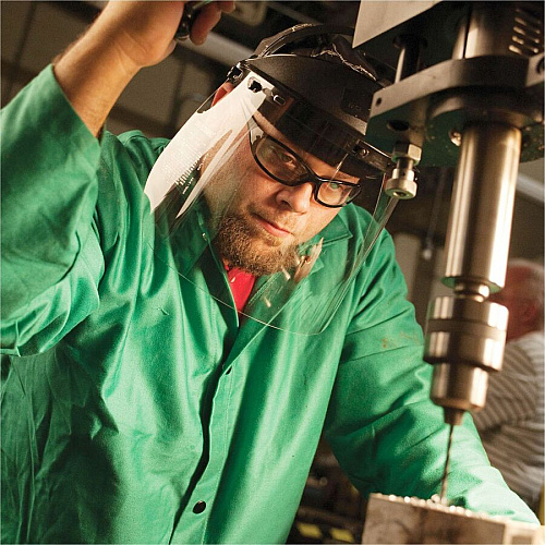 Kleenguard V40 Hellraiser Safety Eyewear Recommended for: Workplace, Home, Industrial, Manufacturing, Indoor - Universal - UVA, UVB, UVC Protection - Polycarbonate - Durable, Lightweight, Wraparound Frame, Neck Cord, Scratch Resistant, Compact D (20539BX)