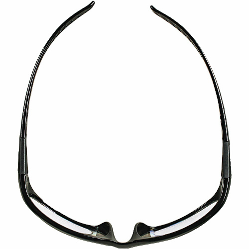 Kleenguard V40 Hellraiser Safety Eyewear Recommended for: Workplace, Home, Industrial, Manufacturing, Indoor - Universal - UVA, UVB, UVC Protection - Polycarbonate - Durable, Lightweight, Wraparound Frame, Neck Cord, Scratch Resistant, Compact D (20539BX)