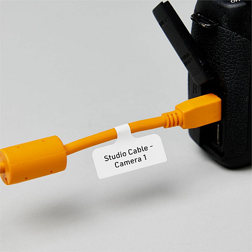 Avery Cable Labels, T-Style, 1.25" x 2" , 300 Total Waterproof - 1 1/4" Width x 2" Length - Permanent Adhesive - T-shaped - Inkjet, Laser - White - Film - Durable, Uncoated, Chlorine-free, PVC-free, Tear Resistant, Print-to-the Edge, Write-on Labe (61539)