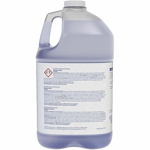 Diversey Clax Master 100 22A1 For Fabric, Industry, Home - Concentrate - Liquid - 125.1 fl oz (3.9 quart) - 7 pH - Kosher, Odorless, Heavy Duty, Phosphate-free - Clear Blue (95751559)