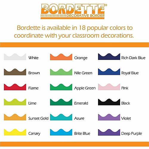 Pacon&reg; Bordette Decorative Borders (P0037206)