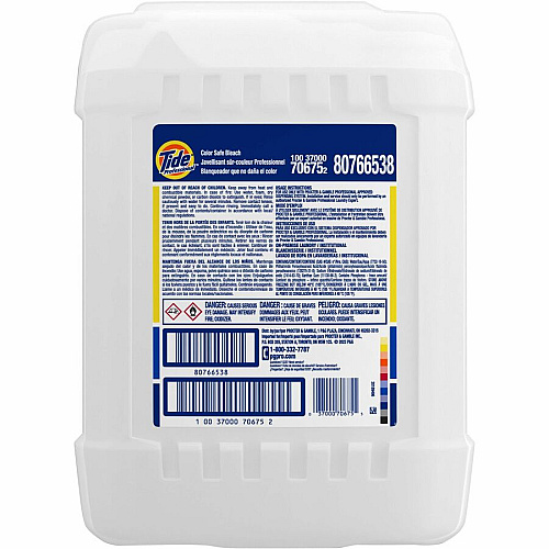 Tide Pro Line Professional Color Safe Bleach Laundry Additive For Laundry, Garment, Linen - Concentrate - Liquid - 640 fl oz (20 quart) - Color Safe, pH Neutral, Soft, Chlorine-free - 1 Pack (70675)