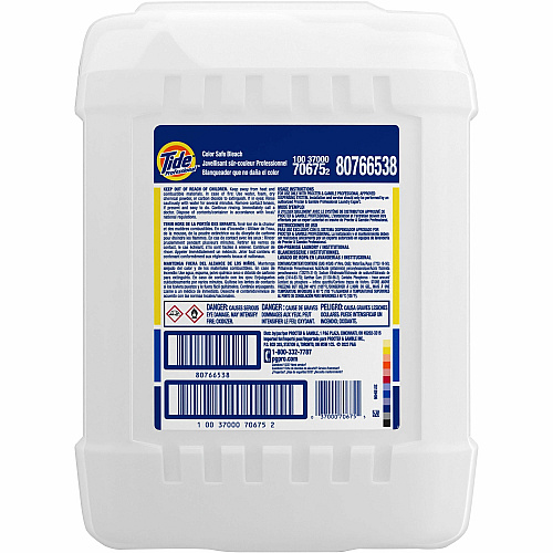 Tide Pro Line Professional Color Safe Bleach Laundry Additive For Laundry, Garment, Linen - Concentrate - Liquid - 640 fl oz (20 quart) - Color Safe, pH Neutral, Soft, Chlorine-free - 1 Pack (70675)