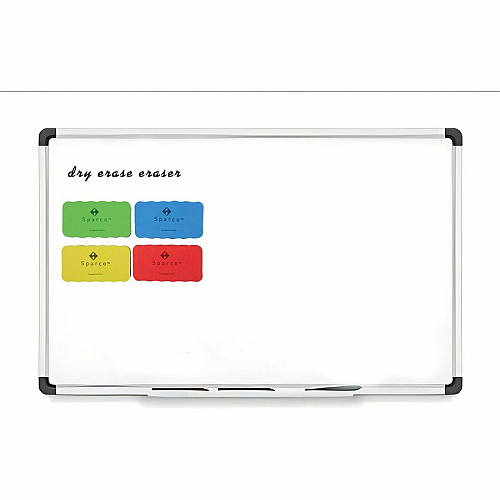 Sparco Magnetic Whiteboard Erasers Magnetic - Assorted - EVA Foam - 12 / Box (70210)