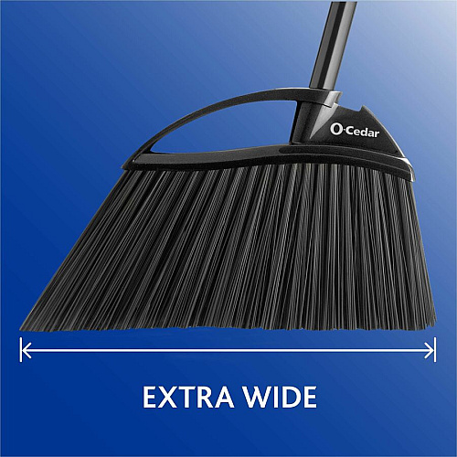 O-Cedar PowerCorner Outdoor Broom Black, Gray - 1 Each (168215)