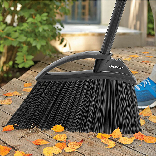 O-Cedar PowerCorner Outdoor Broom Black, Gray - 1 Each (168215)