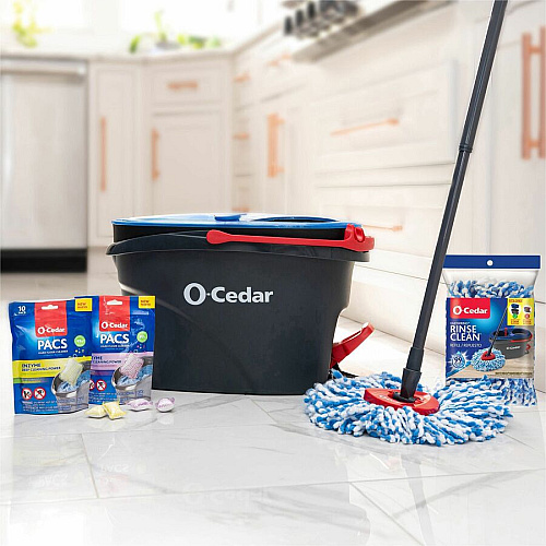 O-Cedar EasyWring Rinse Clean Mop Refill MicroFiber - Multi - 1 Each (168738)