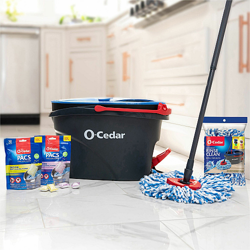 O-Cedar EasyWring Rinse Clean Mop Refill MicroFiber - Multi - 1 Each (168738)