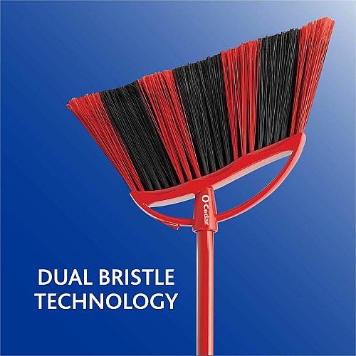 O-Cedar PowerCorner One Sweep Broom Red, Black, Gray - 1 Each (172134)