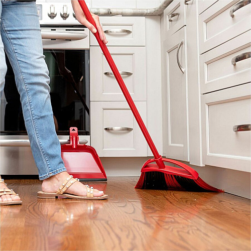 O-Cedar PowerCorner One Sweep Broom Red, Black, Gray - 1 Each (172134)