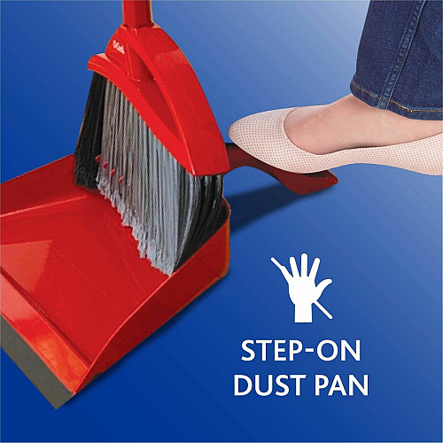 O-Cedar PowerCorner Pet Pro Broom Red, Black, Gray - 1 Each (168020)