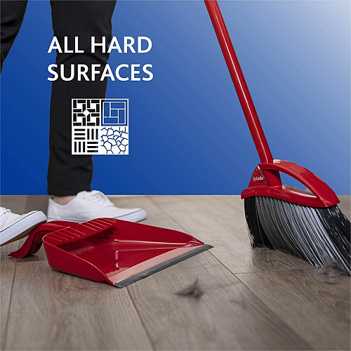 O-Cedar PowerCorner Pet Pro Broom Red, Black, Gray - 1 Each (168020)
