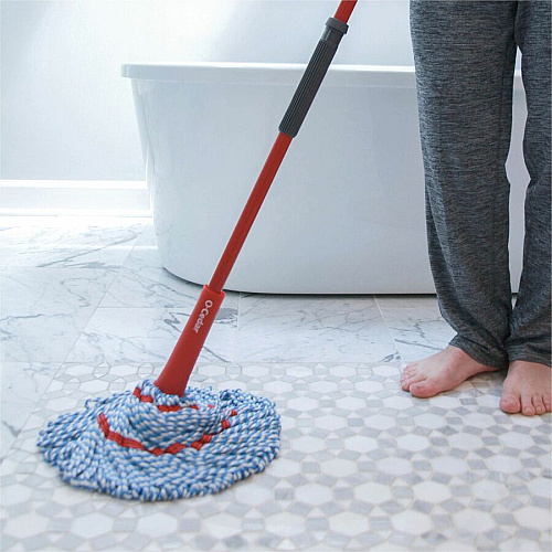 O-Cedar MicroTwist MAX Microfiber Mop MicroFiber Head - Absorbent, Reusable, Machine Washable, Easy to Use, Comfortable Grip, Refillable - Multi - 1 Each (170630)