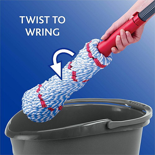 O-Cedar MicroTwist MAX Mop Refill X-Large - MicroFiber - Multi - 1 Each (170640)