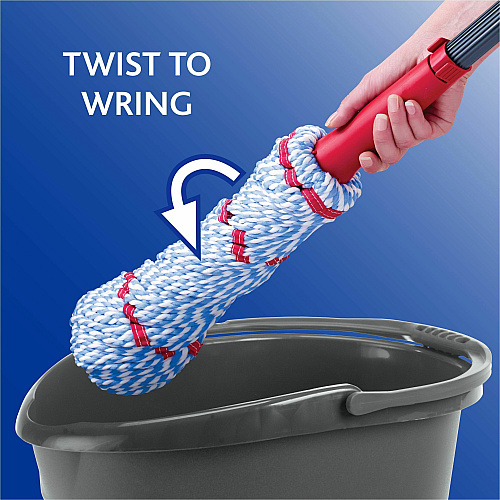 O-Cedar MicroTwist MAX Mop Refill X-Large - MicroFiber - Multi - 1 Each (170640)