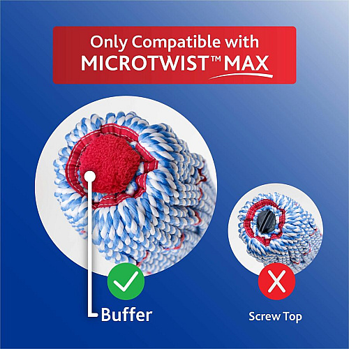 O-Cedar MicroTwist MAX Mop Refill X-Large - MicroFiber - Multi - 1 Each (170640)