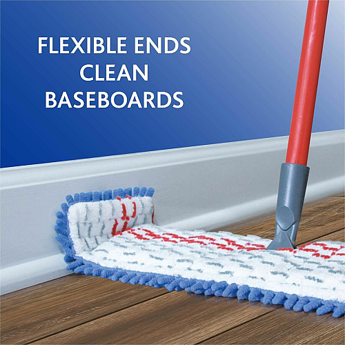 O-Cedar Hardwood Floor 'N More 3-Action Mop Refill MicroFiber - Multi - 1 Each (170385)