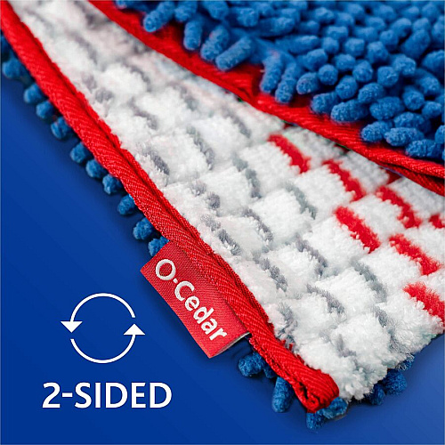 O-Cedar Hardwood Floor 'N More 3-Action Mop Refill MicroFiber - Multi - 1 Each (170385)