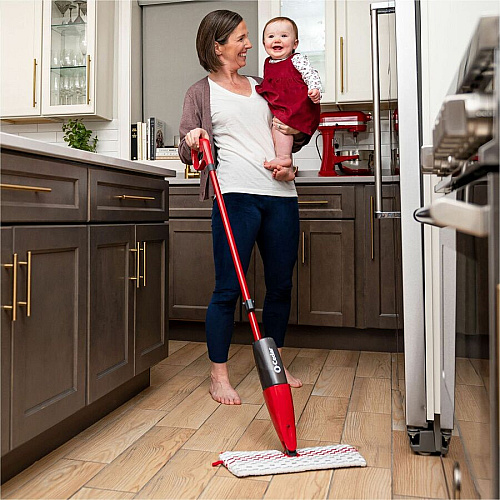 O-Cedar ProMist MAX Microfiber Spray Mop MicroFiber Head - Reusable, Machine Washable, Refillable, Double-sided - Multi - 1 Each (168022)