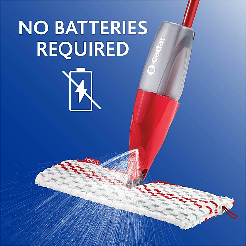 O-Cedar ProMist MAX Microfiber Spray Mop MicroFiber Head - Reusable, Machine Washable, Refillable, Double-sided - Multi - 1 Each (168022)