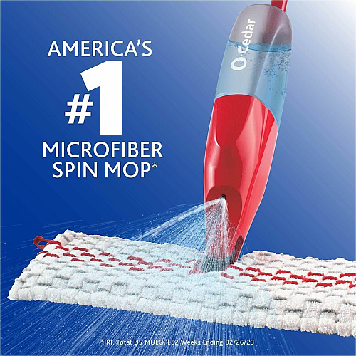 O-Cedar ProMist MAX Microfiber Spray Mop MicroFiber Head - Reusable, Machine Washable, Refillable, Double-sided - Multi - 1 Each (168022)